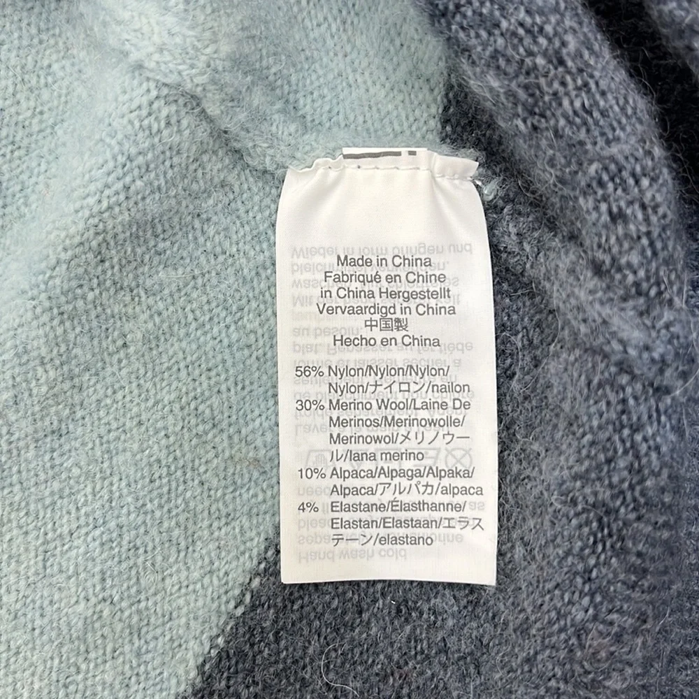 MADEWELL Crofton Oversized Striped Pullover Sweater in Coziest Yarn Size XXS - Picture 7 of 10